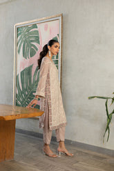 DA-2225 LIGHT PINK EMBROIDERED KURTA WITH TROUSER